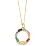 La Freja Halskette Sterling Silber