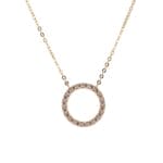 La Freja Halskette mit Anhänger 18kt Gold